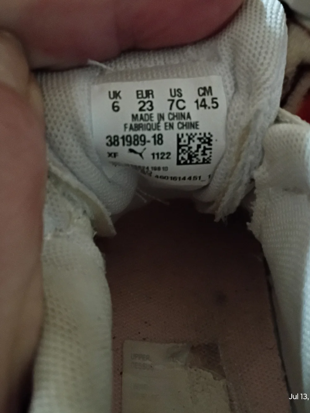 Puma Kids Pink and Gray Low-Top Sneakers